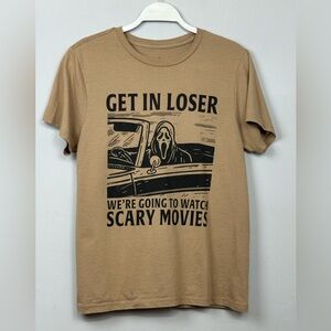 Ghost Face We're Going To Watch Scary Movies T-Shirt Sz S